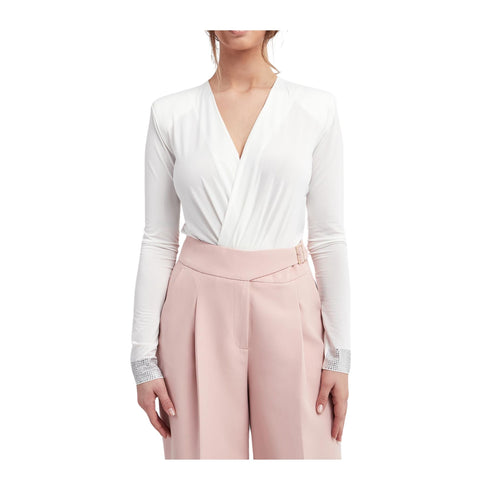 Blugirl by Blumarine Body Body Donna con spalline incrociato Bianco - Francavilla Moda